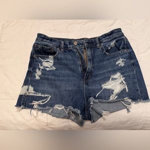 American Eagle Ripped Mom Shorts